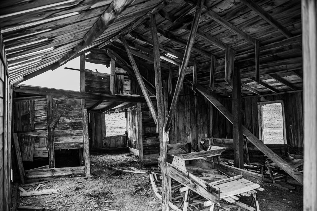 Old Barn in Bodie State PArk.